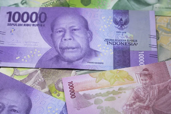 Financovat Nové Rupie Peníze Indonésie Měny Hotovostní Platby — Stock fotografie