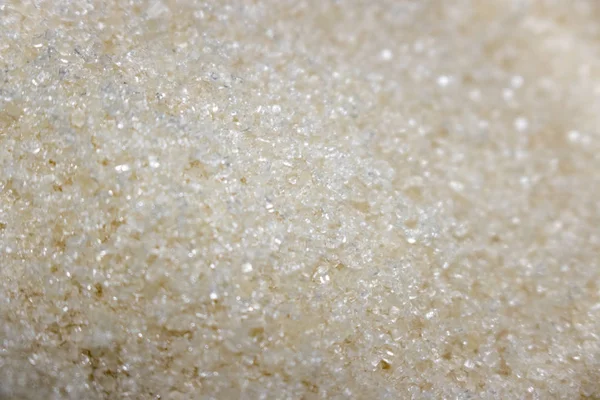 Rough Crystal White Sugar Photo Background — Stock Photo, Image