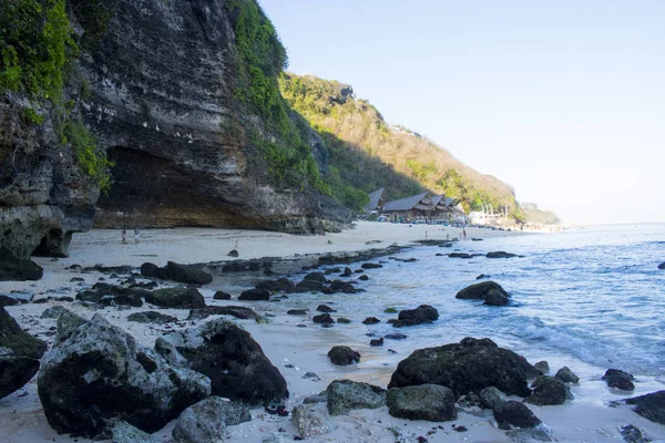 Festői Kilátással Nyári Strand Turisták Balin — Stock Fotó