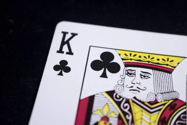 Poker Card Sfondo Nero Scuro — Foto Stock