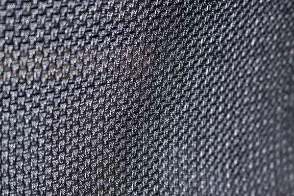 Dark Natural Linen Texture Background Macro Photo — Stock Photo, Image