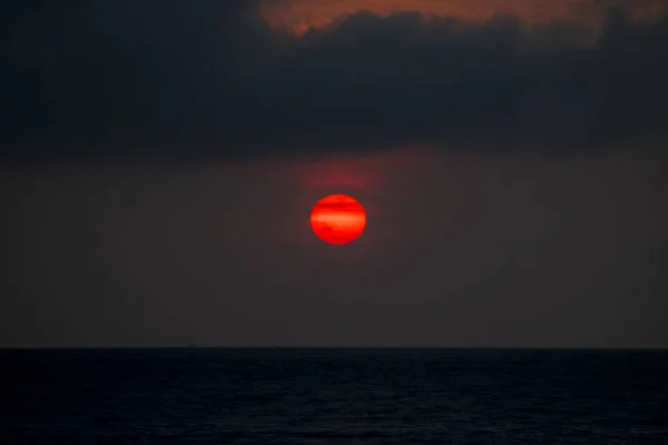 Beautiful Beach View Summer Holiday Sunset Photo — Stock Photo, Image