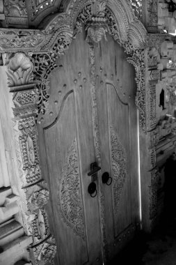 Hindu Tapınağı etnik bali kapı fotoğraf