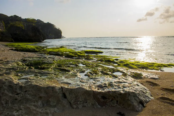 Schöne Bali Strand Landschaft Foto — Stockfoto