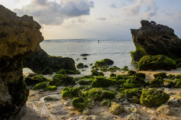 Schöne Bali Strand Landschaft Foto — Stockfoto
