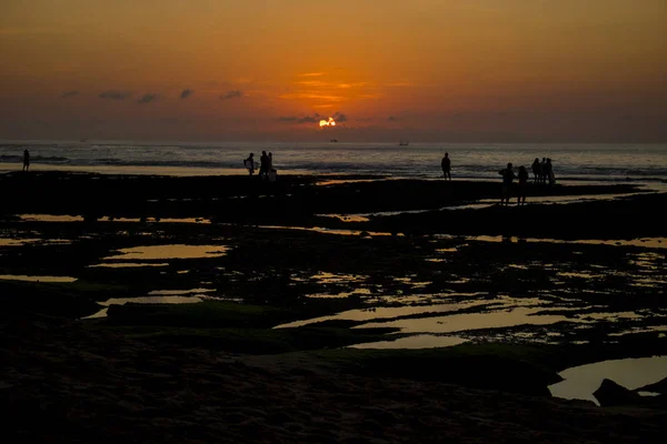 Bella Vista Sulla Spiaggia Foto Delle Vacanze Estive — Foto Stock