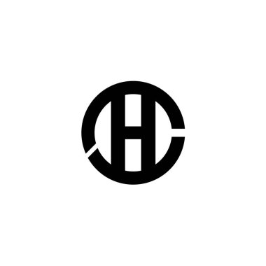 siyah minimalist s harfi kutsal kişilerin resmi, vektör çizim