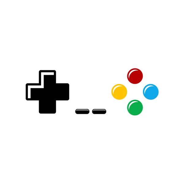 Minimalistisk Gamepad Ikon Vektorillustration — Stock vektor