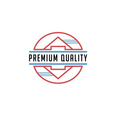 üstün kalite kırmızı ve mavi renkli vektör poster