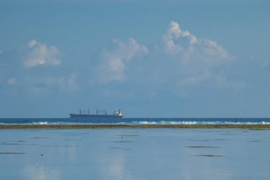 yaz tatili plaj mavi gökyüzü