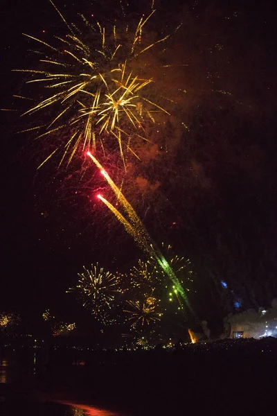 stock image happy new year fireworks