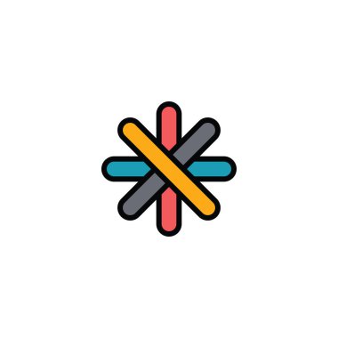 Yaz konsepti ile vektör simgesi 