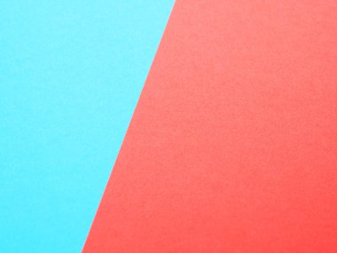 Tasarım için boş mavi ve kırmızı renkli kağıt arkaplan dokusu