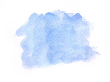 Tasarım, duvar kağıdı, afiş için beyaz kağıda elle boyanmış açık mor suluboya resimler