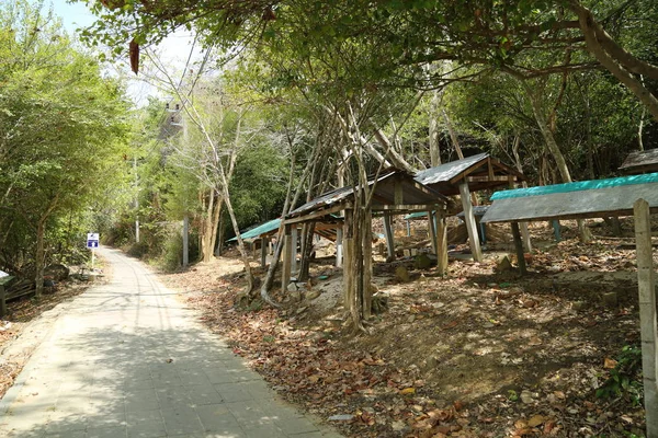 Graveyard Non Religious Persons Laemtong Beach Koh Phi Phi Thailand — Stock Photo, Image