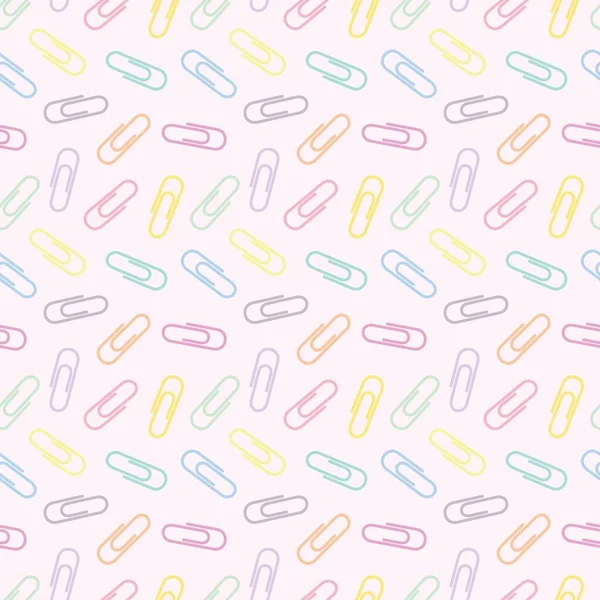 Kağıt raptiyeli kusursuz tekrar desenli tasarım okul desenine geri döndü.