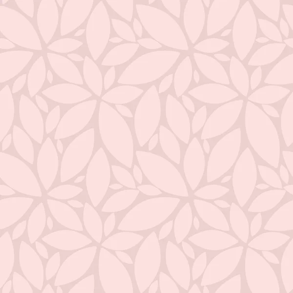 Παστέλ Απρόσκοπτη Επαναλαμβανόμενο Σχέδιο Μοτίβο Φύλλα Γυμνό Ροζ Αφηρημένο Φόντο — Διανυσματικό Αρχείο
