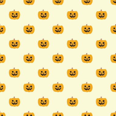 Cadılar Bayramı için balkabağı tekrarlama deseni 