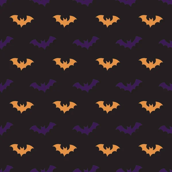 Seamless Repeat Pattern Design Bats — Stock Vector