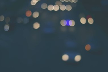 Bokeh of light dark vintage soyut arkaplan