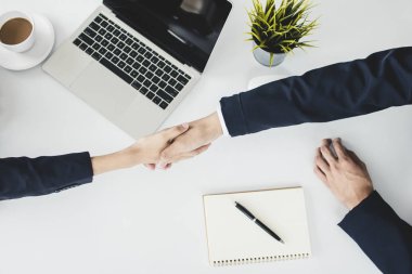 Pazarlık etmeden ve şirkete birlikte yatırım yapmayı planlamadan önce yatırımcılarla el sıkışıyorlar.