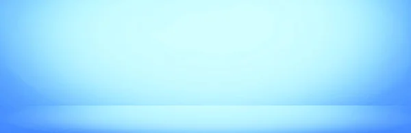 Який Синій Градієнтний Фон Настінного Банера Порожня Студійна Кімната — стокове фото