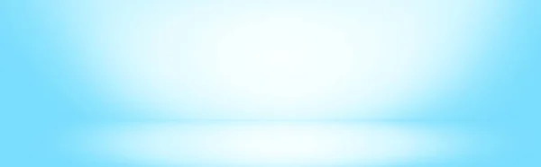 soft blue gradient wall and blank studio room banner background for presented product