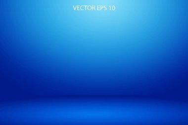 yumuşak mavi duvar afiş ve Stüdyo Oda arka plan