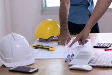 mimar, profesyonel kişi ile mühendis planlama