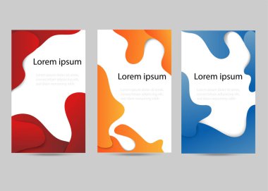 sıvı kapak ve sıvı afiş arka plan