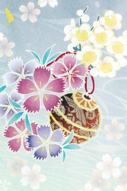 Japon sarmalayıcı desen.