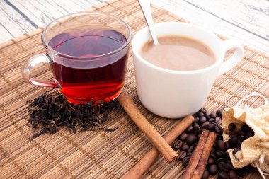 Sıcak kahve ve çay