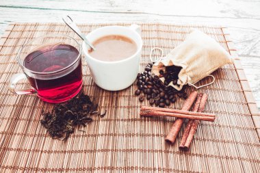 Sıcak kahve ve çay