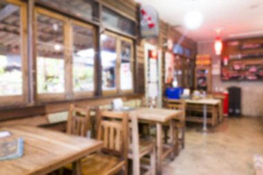 Arka plan için bulanık Restoran