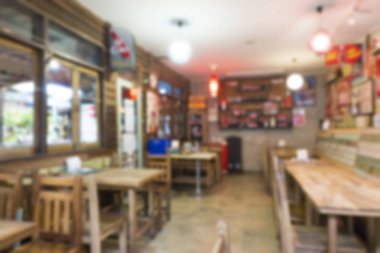 Arka plan için bulanık Restoran
