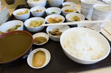 Birçok Japon yemek ayarla