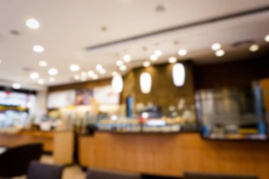 Cafe bulanık arka planı için