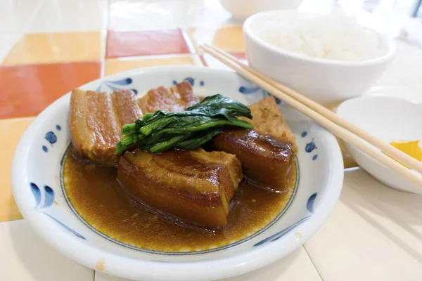 Porc Rôti Japonais Riz — Photo