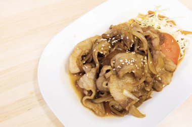 Japon Ginger kızarmış domuz eti