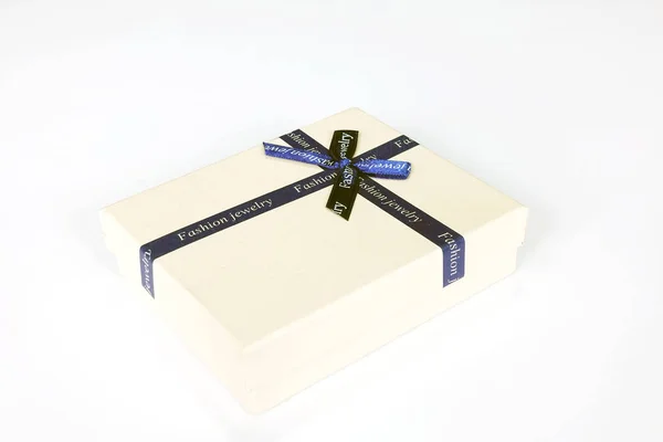 白色背景礼品盒 — 图库照片