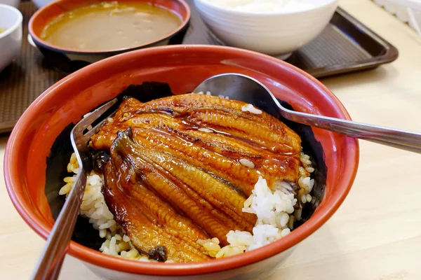 日本的烤鳗鱼 — 图库照片