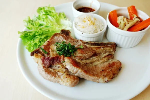 Thailändisches Schweinesteak — Stockfoto