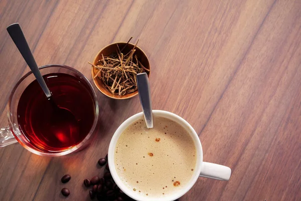 Hot Coffee Tea — Stock Photo, Image