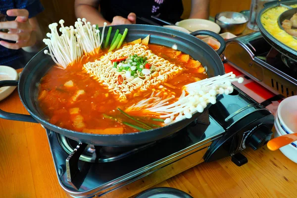 Koreanisch Hot Pot Pikant — Stockfoto