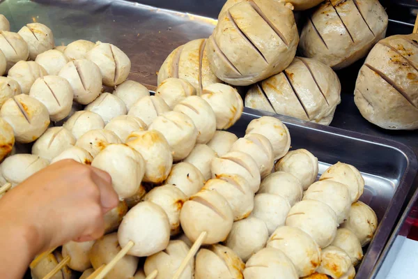 Meatball Grill Thailand — Stock Photo, Image