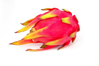 Beyaz arkaplanda Ejder Meyvesi