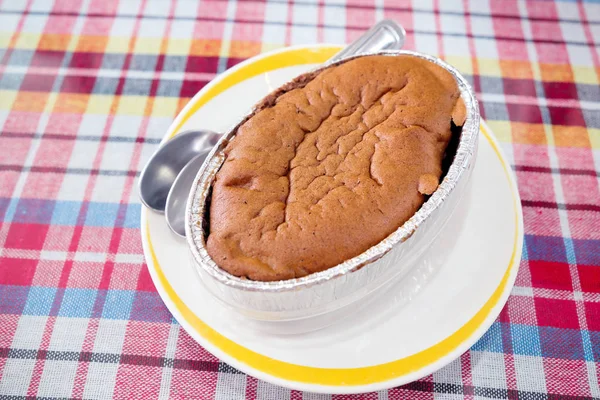 Chiffon Cheesecake Table — Stock Photo, Image