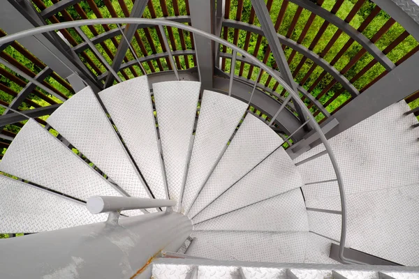 Escada Espiral Metal — Fotografia de Stock