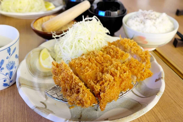 Escalope Porc Tonkatsu Ensemble — Photo