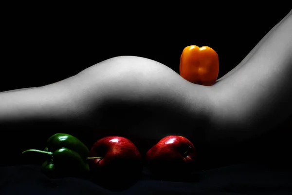 Body Art Fruits — Stock Photo, Image